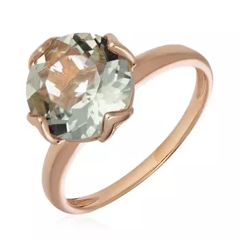 Серебряное кольцо с празиолитом