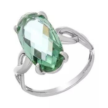 Серебряное кольцо с празиолитом