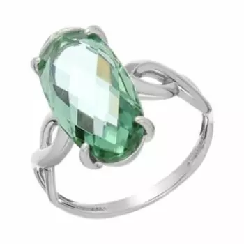 Серебряное кольцо с празиолитом