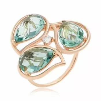 Серебряное кольцо с празиолитом