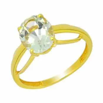 Серебряное кольцо с празиолитом