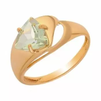 Серебряное кольцо с празиолитом