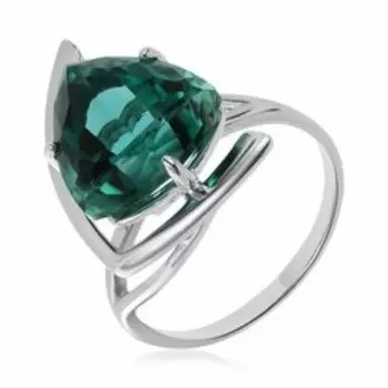 Серебряное кольцо с празиолитом