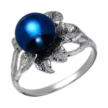 Серебряное кольцо с янтарем