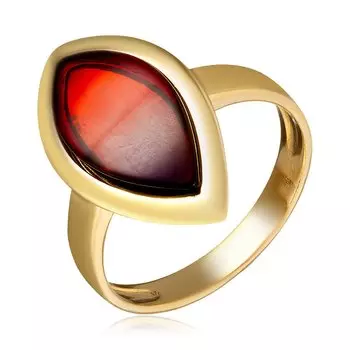 Серебряное кольцо с янтарем