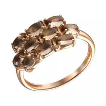 Серебряное кольцо с раухтопазами