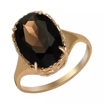 Серебряное кольцо с раухтопазом