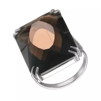 Серебряное кольцо с раухтопазом