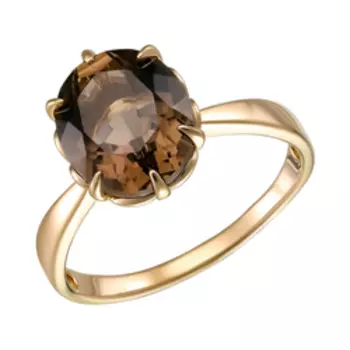 Серебряное кольцо с раухтопазом