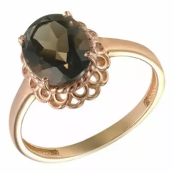 Серебряное кольцо с раухтопазом