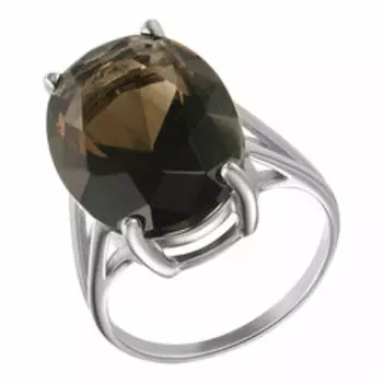 Серебряное кольцо с раухтопазом