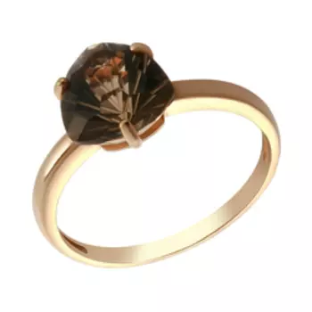 Серебряное кольцо с раухтопазом