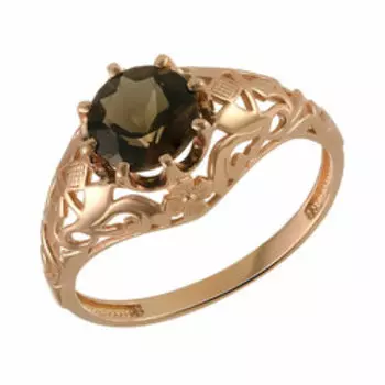 Серебряное кольцо с раухтопазом