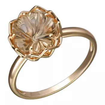 Серебряное кольцо с раухтопазом