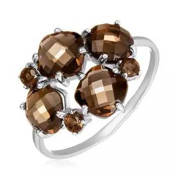 Серебряное кольцо с раухтопазом