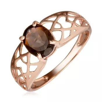 Серебряное кольцо с раухтопазом