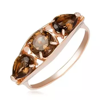 Серебряное кольцо с раухтопазом