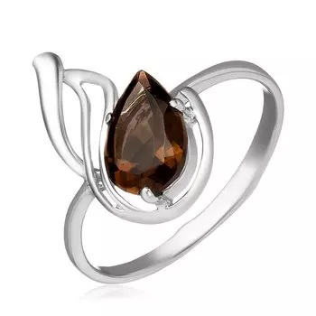 Серебряное кольцо с раухтопазом