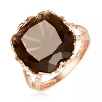 Серебряное кольцо с раухтопазом