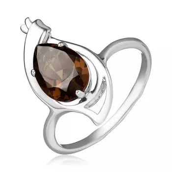 Серебряное кольцо с раухтопазом