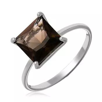 Серебряное кольцо с раухтопазом