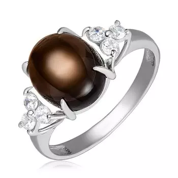 Серебряное кольцо с раухтопазом