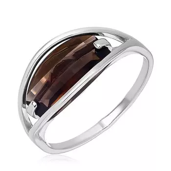 Серебряное кольцо с раухтопазом