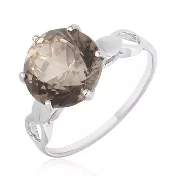 Серебряное кольцо с раухтопазом