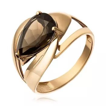 Серебряное кольцо с раухтопазом