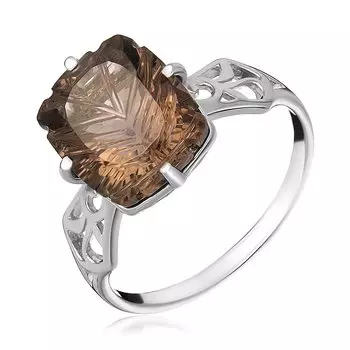 Серебряное кольцо с раухтопазом