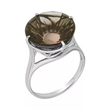 Серебряное кольцо с раухтопазом