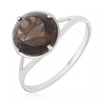 Серебряное кольцо с раухтопазом