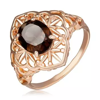 Серебряное кольцо с раухтопазом