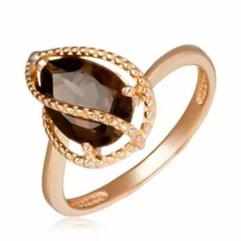 Серебряное кольцо с раухтопазом