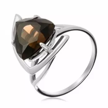 Серебряное кольцо с раухтопазом