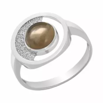 Серебряное кольцо с раухтопазом