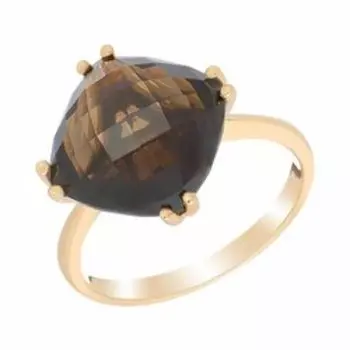 Серебряное кольцо с раухтопазом