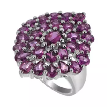 Серебряное кольцо с родолитами