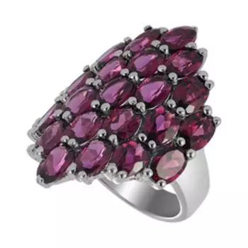 Серебряное кольцо с родолитами