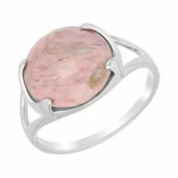 Серебряное кольцо с родонитом