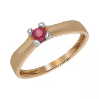 Серебряное кольцо с рубином