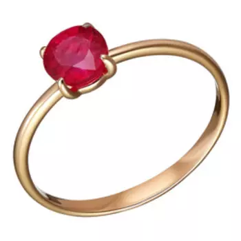 Серебряное кольцо с рубином