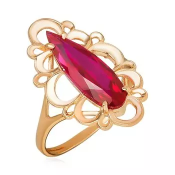 Серебряное кольцо с рубином