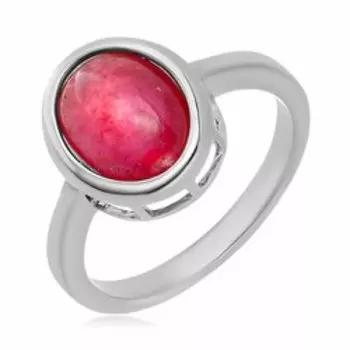 Серебряное кольцо с рубином