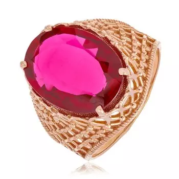 Серебряное кольцо с рубином