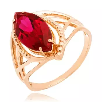 Серебряное кольцо с рубином