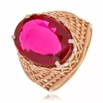 Серебряное кольцо с рубином