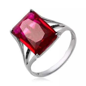 Серебряное кольцо с рубином