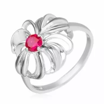 Серебряное кольцо с рубином