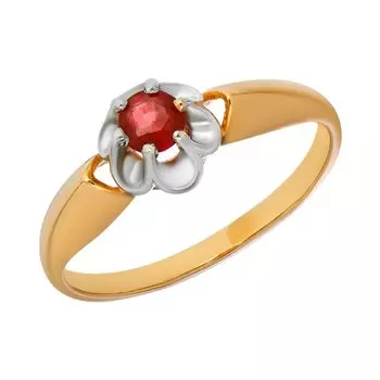 Серебряное кольцо с рубином